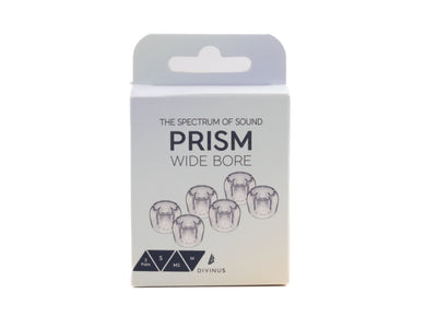 Divinus Prism Wide Bore ear tips box S/MS/M