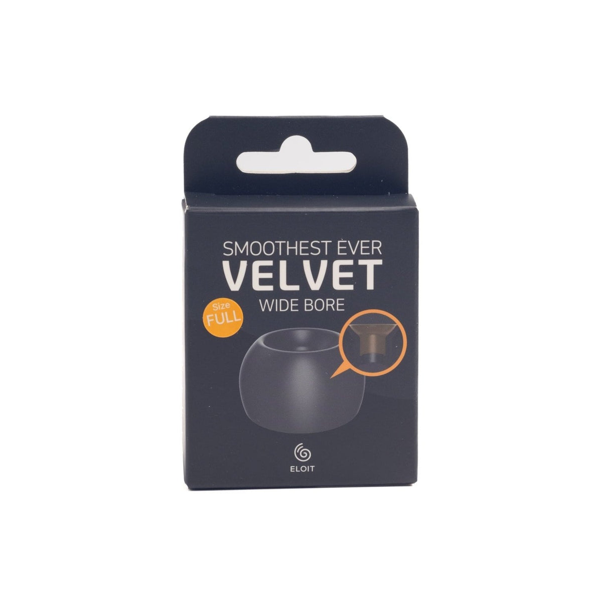 Divinus Velvet Wide-Bore Ear Tips in their retail box