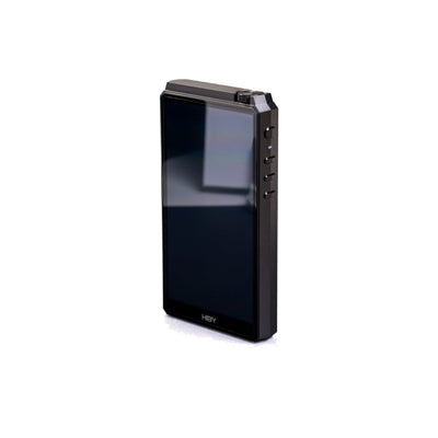 HiBy R6 III (2025) digital audio player, dark grey metal body, front at an angle
