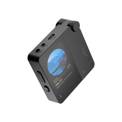 HiBy W4 portable DAC and amplifier in black