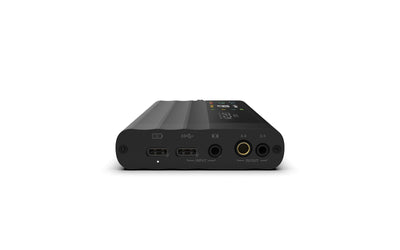 iFi iDSD GR 2 MT rear edge with two USB-C ports and 3.5 mm and 4.4 mm line connections