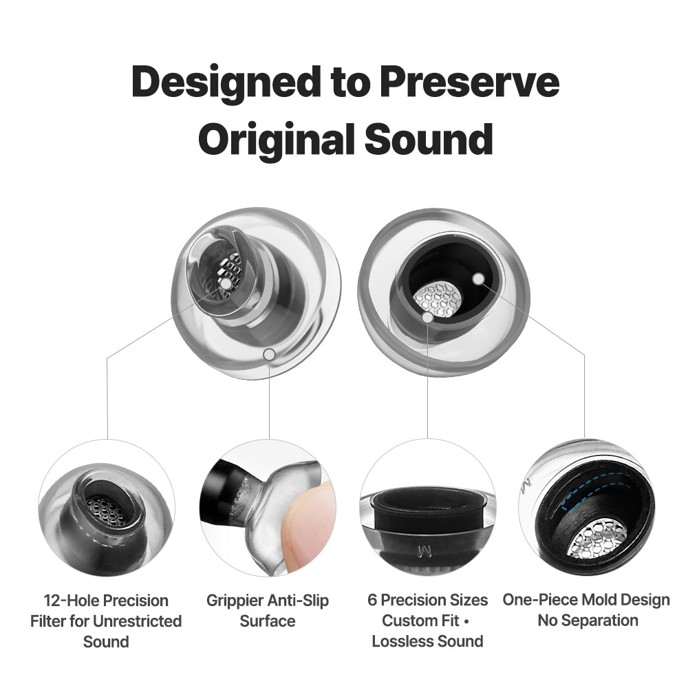 AZLA SendnaEarfit Crystal 2 for AirPods Pro 3 - All sizes